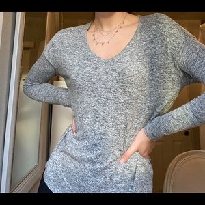 Heather Grey Long-sleeve